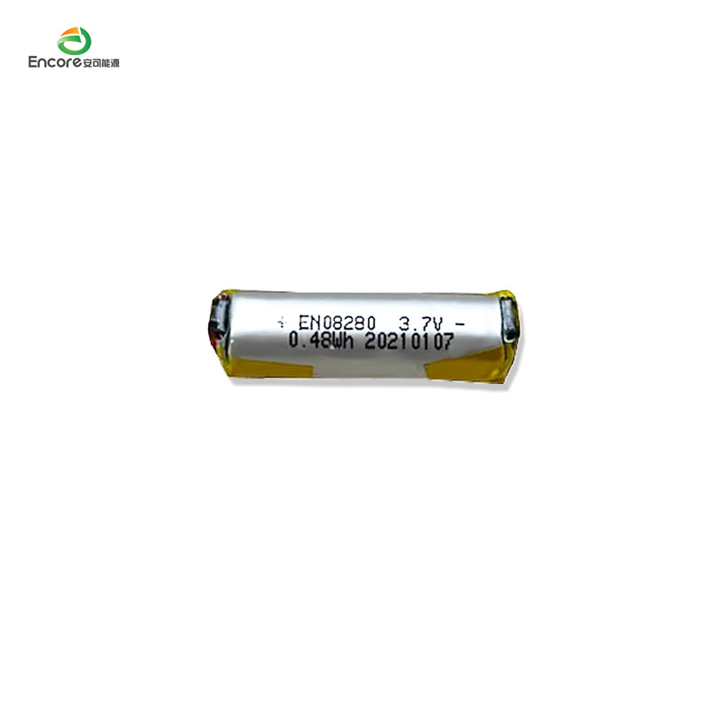 08280 120mAh Cylindrical lipo ဘက်ထရီ