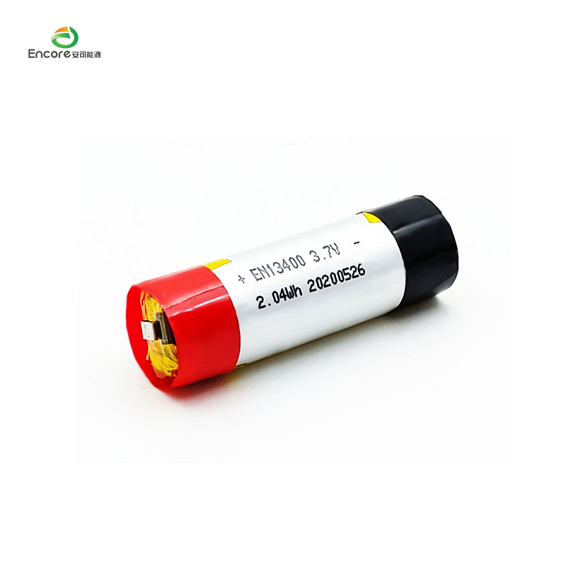 13400 Cylindrical 550mah lipo ဘက်ထရီ