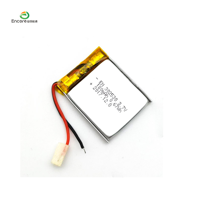 အလှအပအတွက် 3.7v 180mah LiPo ဘက်ထရီ