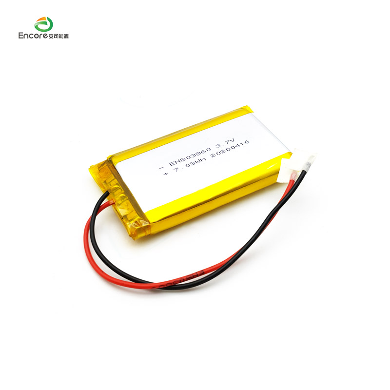 3.7v 2000mah Li Polymer ဘက်ထရီ