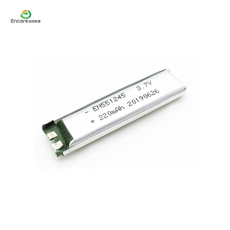 3.7v 220mah Li Polymer ဘက်ထရီ