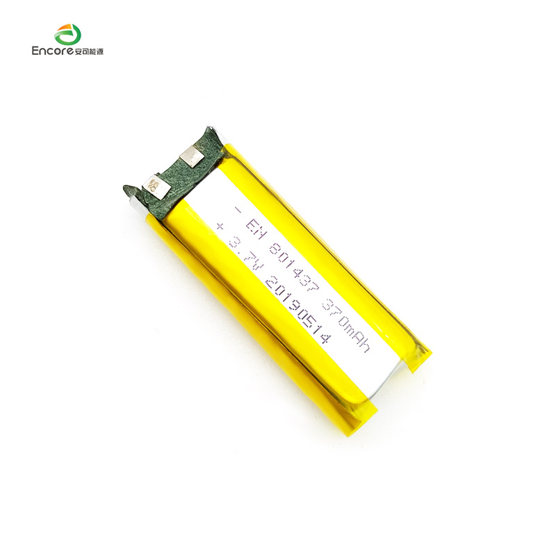 3.7v 370mah Li Polymer ဘက်ထရီ