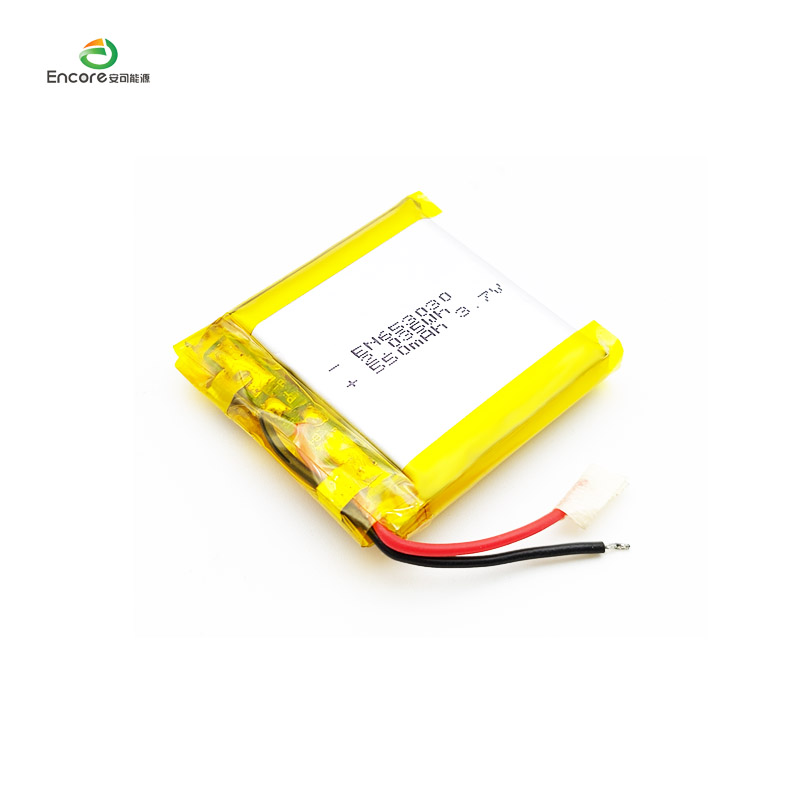 3.7v 500mah Li Polymer ဘက်ထရီ