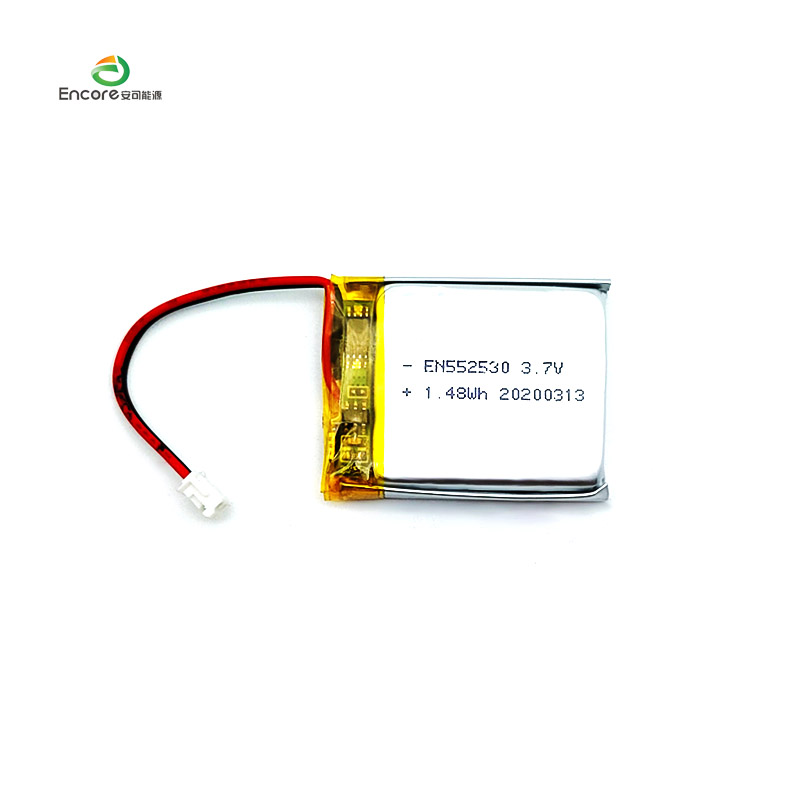 400mah ဝတ်ဆင်နိုင်သော ထုတ်ကုန် Li Polymer ဘက်ထရီ