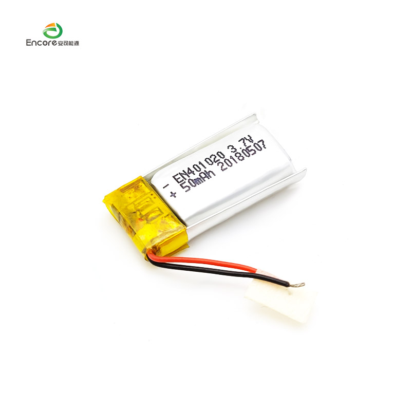 50mah လျှပ်စစ်ကစားစရာ Li Polymer ဘက်ထရီ