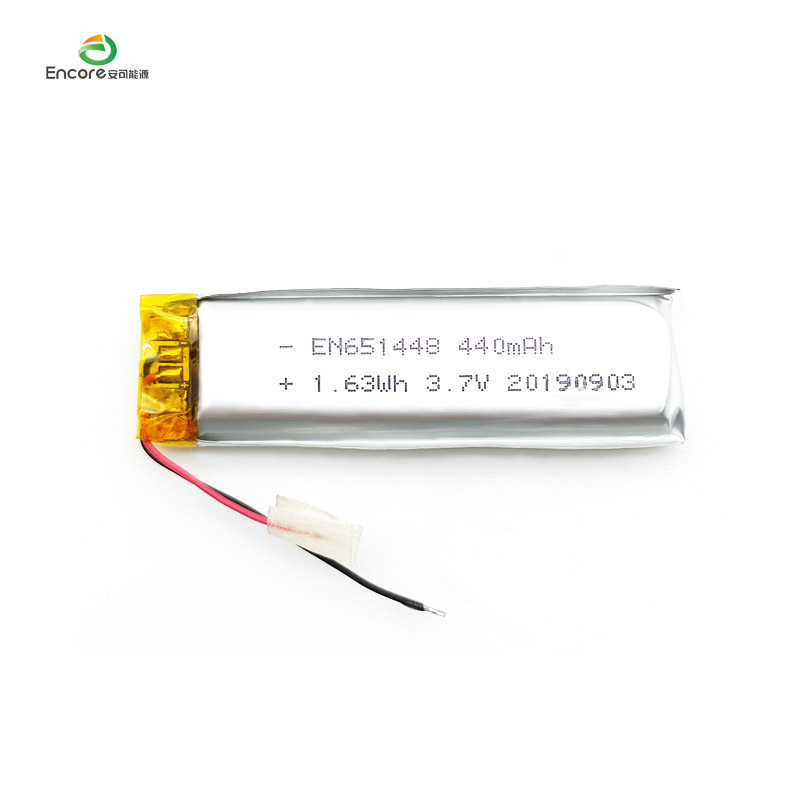 651448 450mah 3.7v lipo ဘက်ထရီ