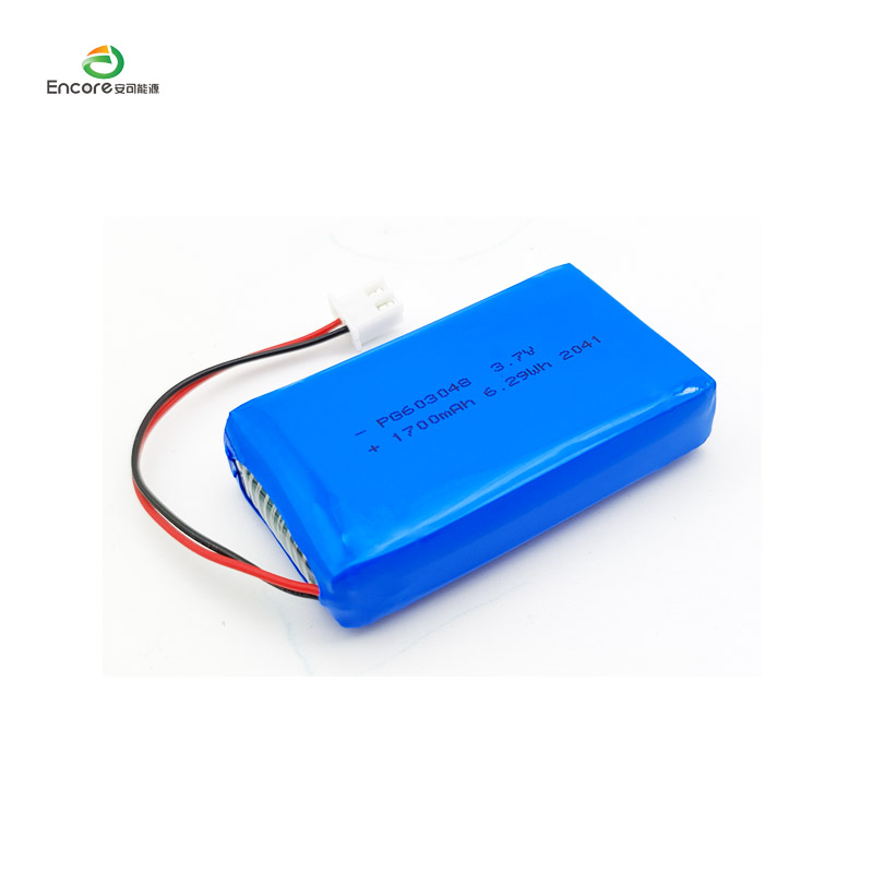 GPS အတွက် 850mah Li Polymer ဘက်ထရီ