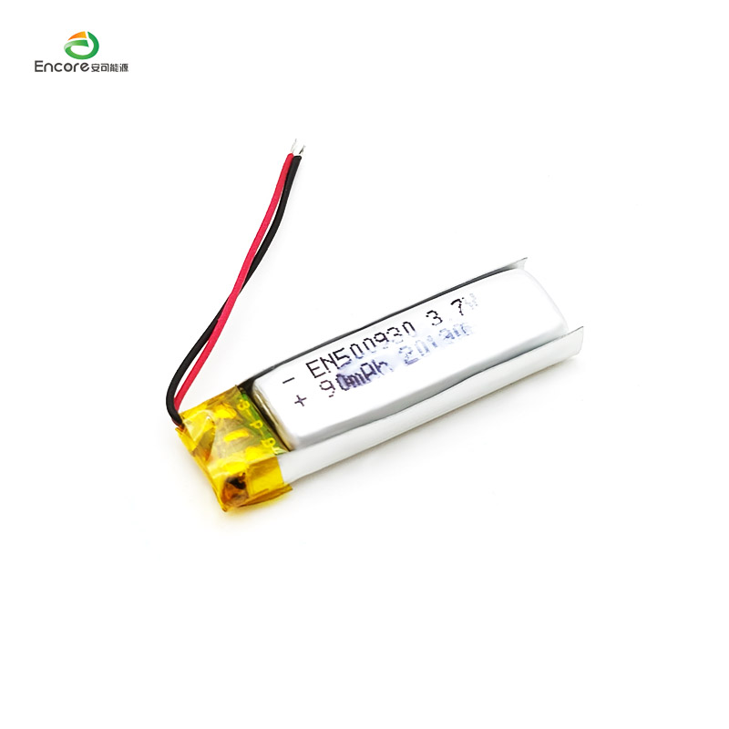 90mah အားပြန်သွင်းနိုင်သော Lithium Polymer ဘက်ထရီ